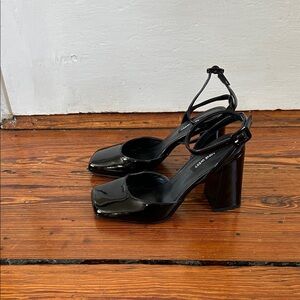 Nine West Black Patent Leather Heels
